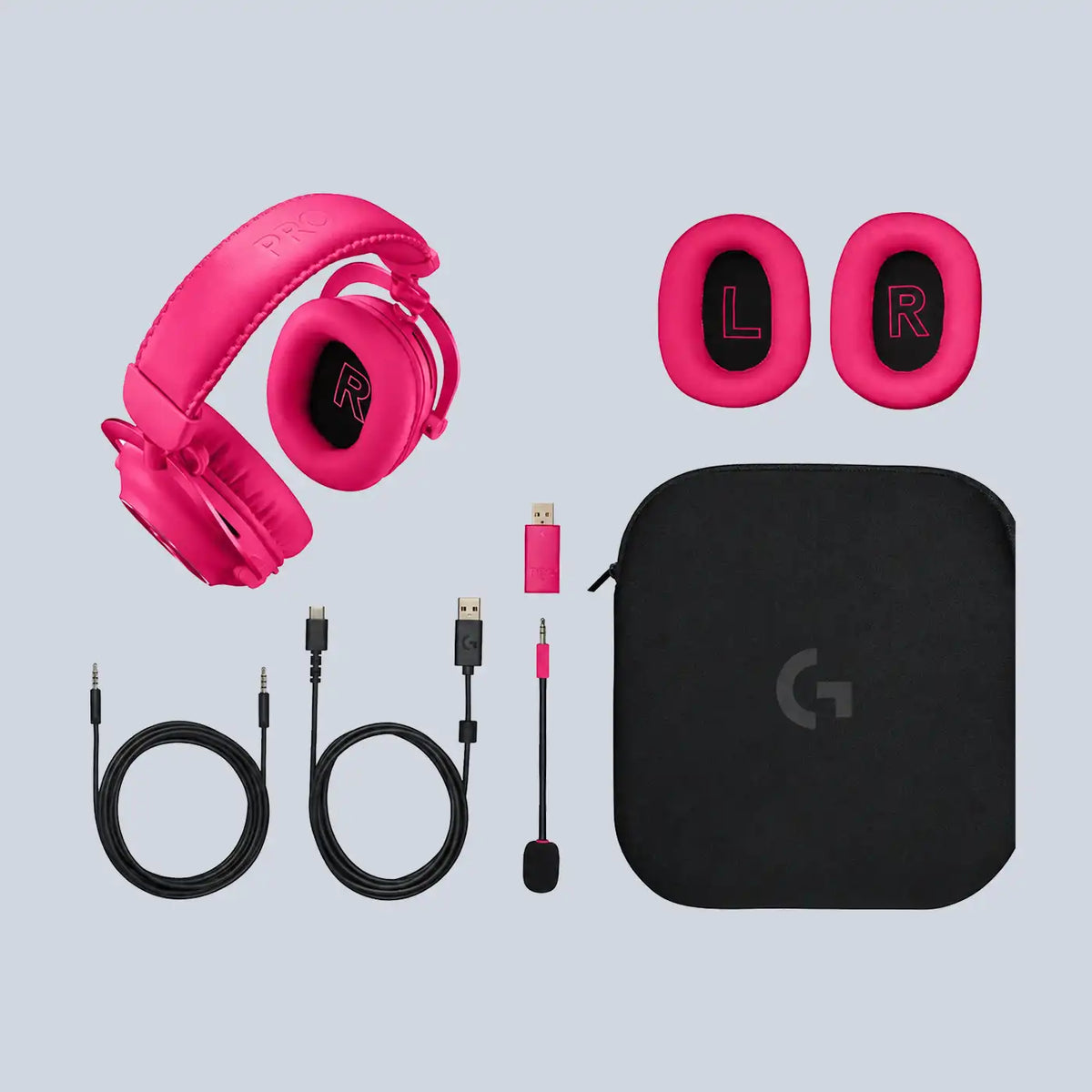 Logitech Pro X2 Lightspeed Wireless Gaming Headset - Magenta