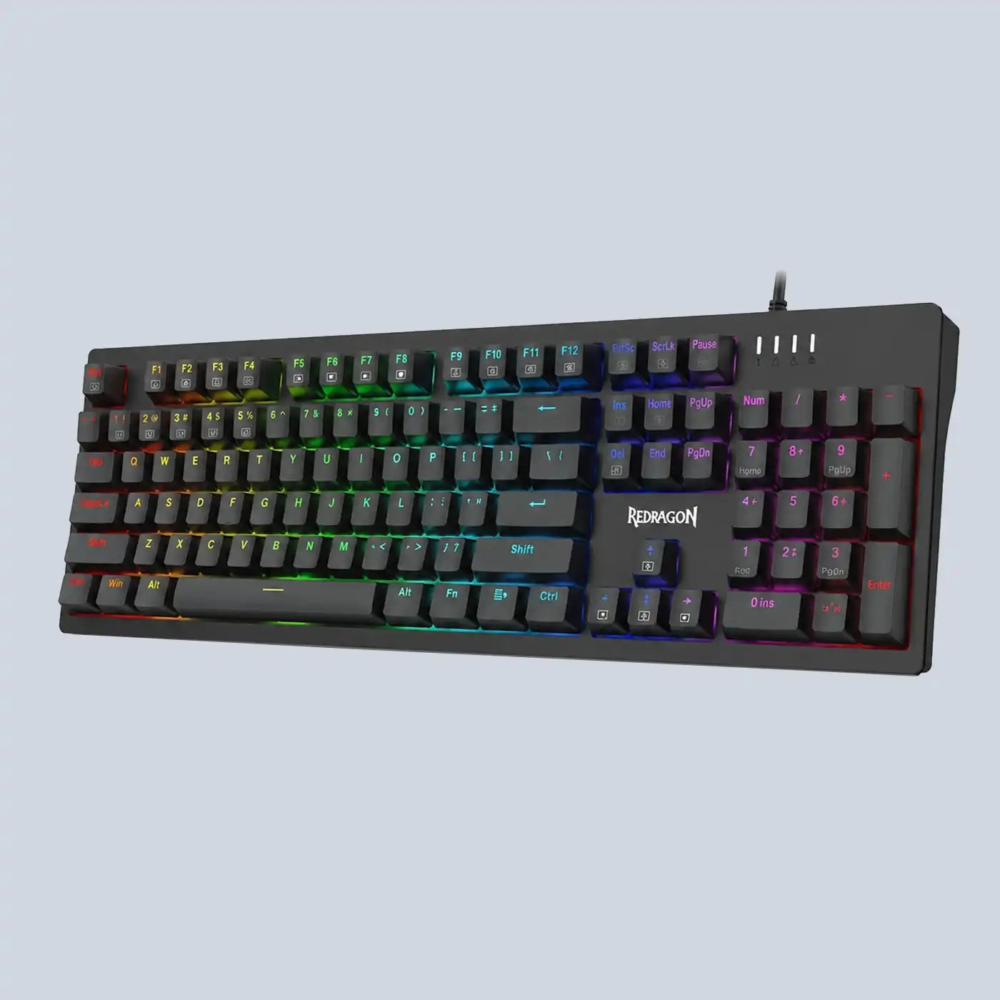 Singed Wired Full Size Hot-swappable Mechanical Keyboard - Black