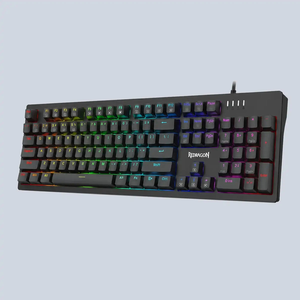 Singed Wired Full Size Hot-swappable Mechanical Keyboard - Black