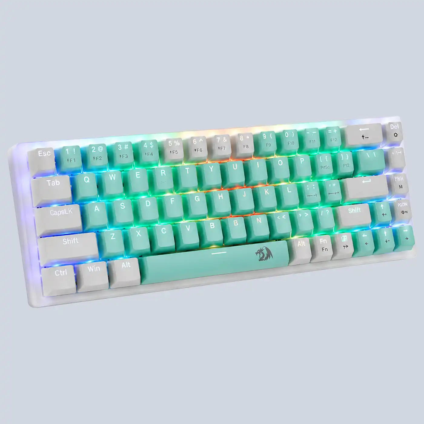 CASTOR PRO WIRED/2.4G/BT 68 KEYS GAMING KEYBOARD-K631RGB-PRO-GW