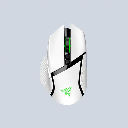 Razer Basilisk V3 Pro USB Wireless Optical Gaming Mouse - White product photo
