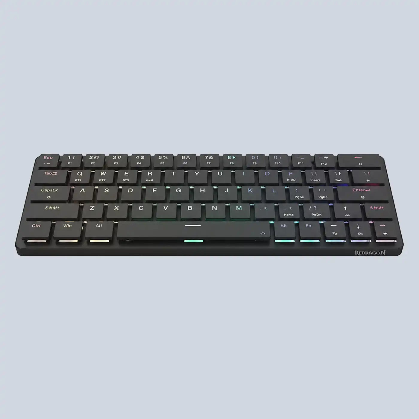 Elise Pro K624p-kbs 2.4g/bluetooth/wired 63 Key Low-profile Mechanical Keyboard - Switches Dust-proof Red (English)
