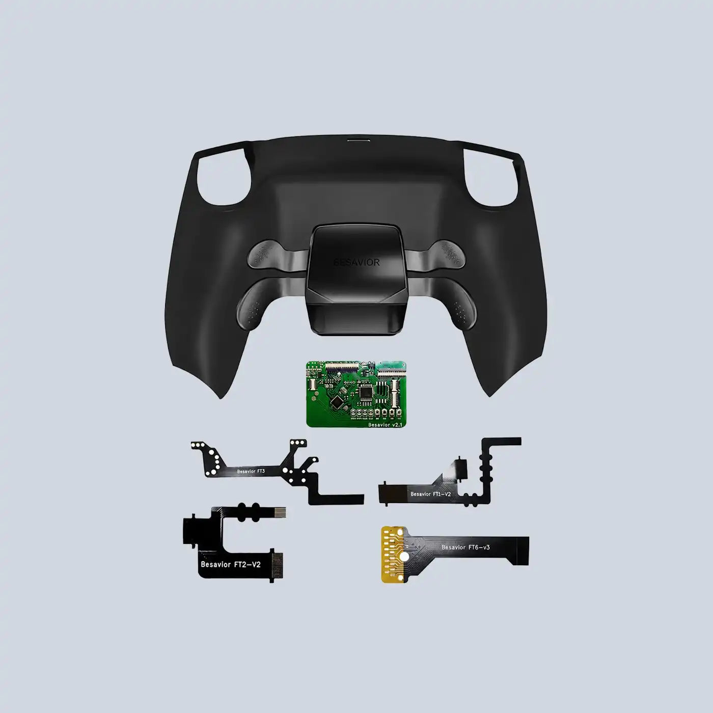 Besavior Diy Kit For Ps5 Controller - Black