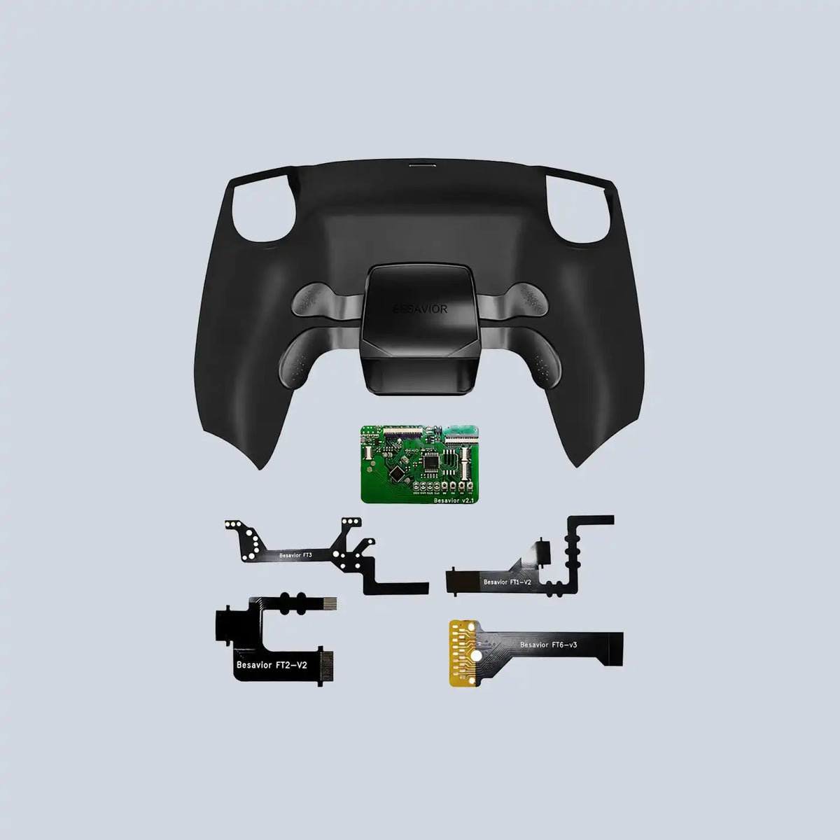 Besavior Diy Kit For Ps5 Controller - Black