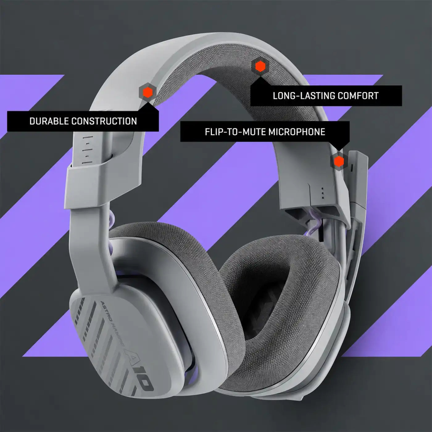ASTRO Gaming A10 Gen 2 Headset for PC (Ozone/Grey)