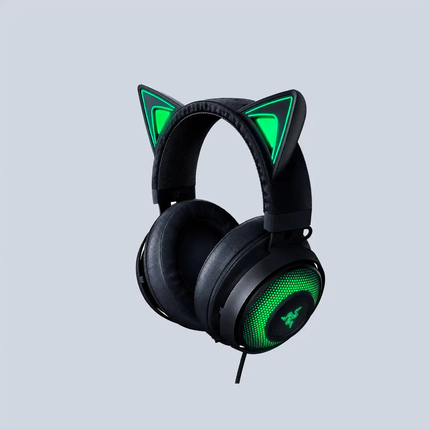 RAZER KRAKEN KITTY EDITION CHROMA USB GAMING HEADSET - BLACK product photo