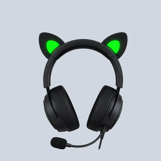 Razer Kraken Kitty V2 Pro Wired RGB Gaming Headset Interchangeable Ears - Black