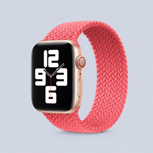 Wiwu Braided Solo Loop Watch Band for Apple Watch 42-44mm - Pink
