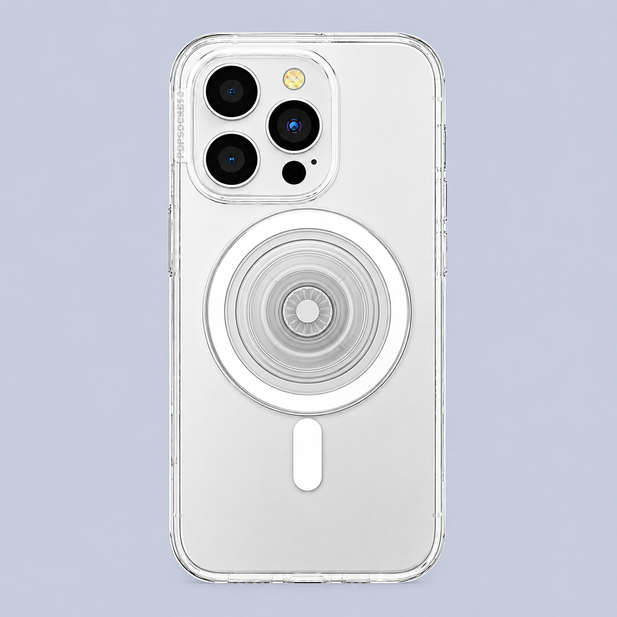PopSockets Phone Grip for MagSafe Magnetic Holder Phone Stand - Clear back view