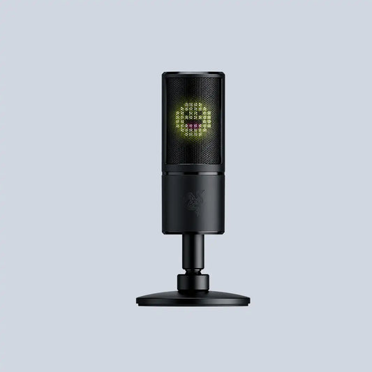 RAZER SEIREN EMOTE STREAMING MICROPHONE EMOTICON DISPLY 8-BIT EMOTICON LED product photo