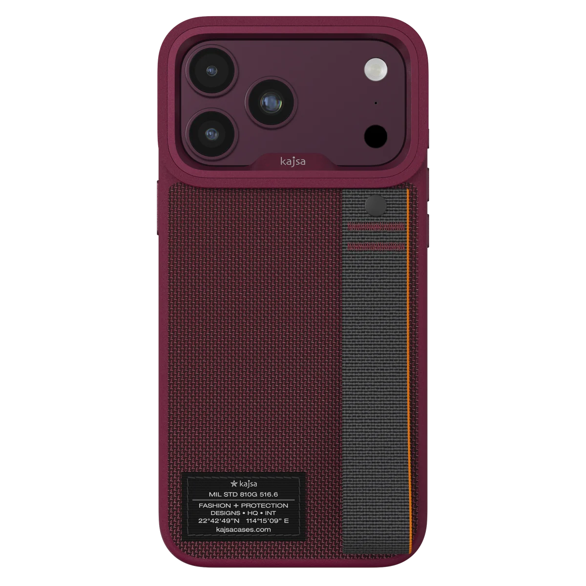 حافظة ⁦Kajsa iPhone 18/ 17 Pro Max Military Collection Strap⁩