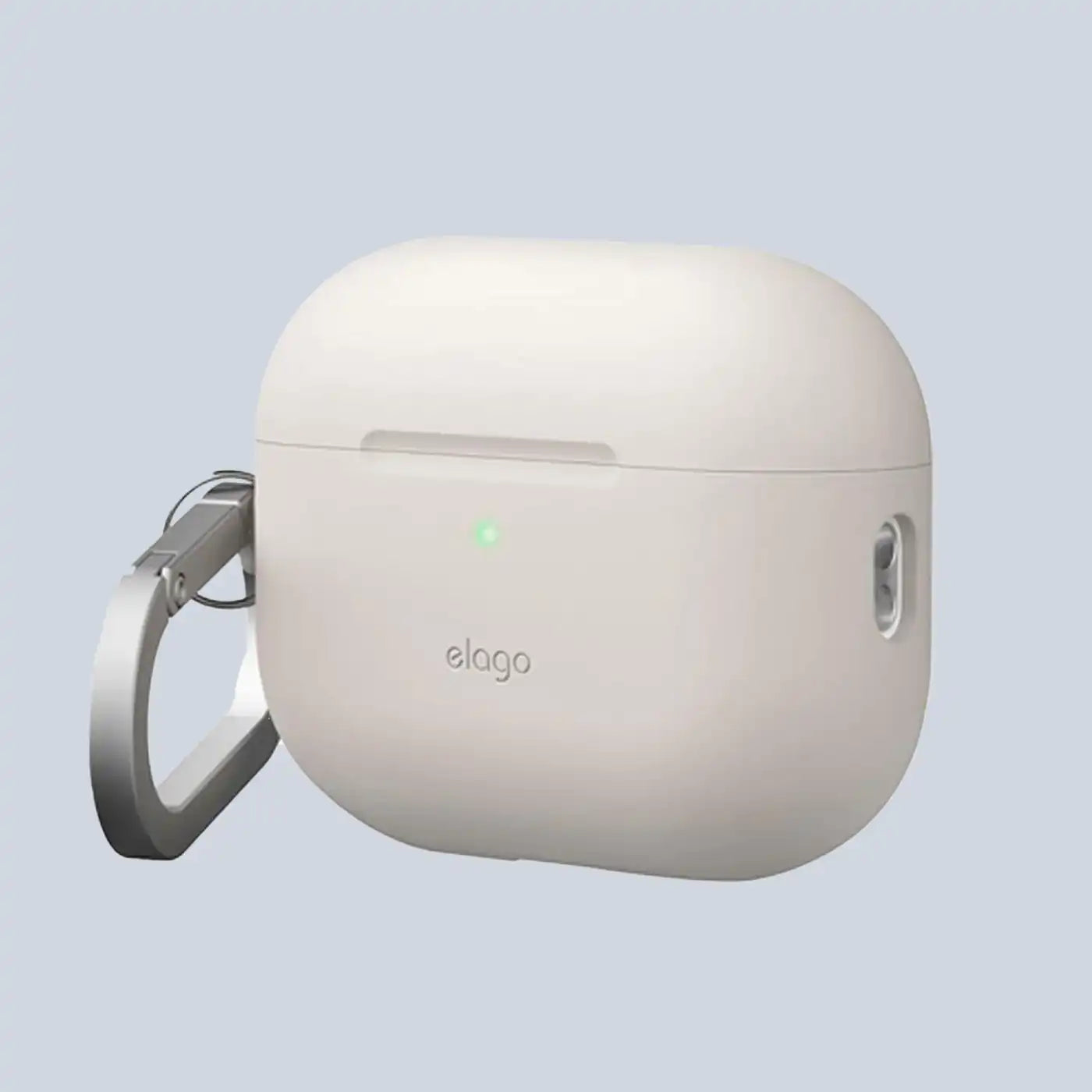 ⁦Luger Silicone Hanging Case Compatible with AirPods Pro 3 -⁩ لون الحجر