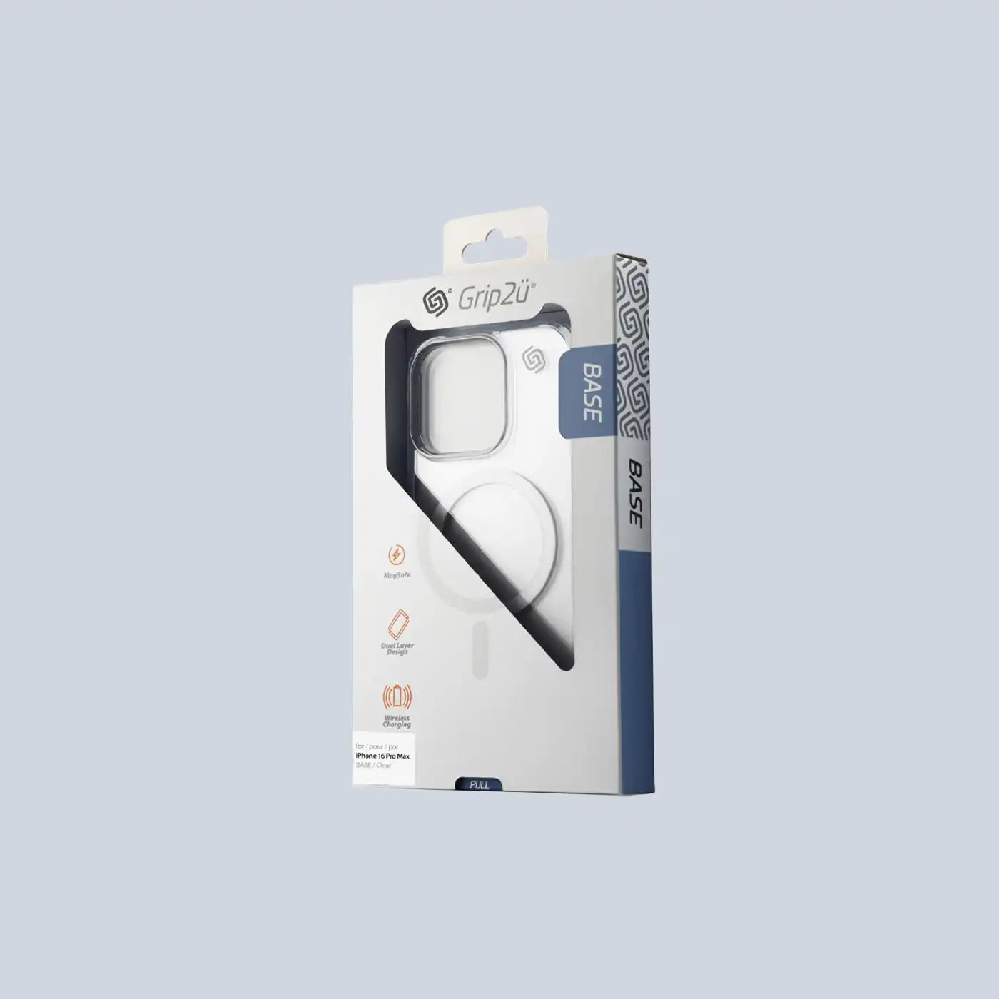 جراب ⁦Grip2U⁩ لجهاز ⁦iPhone 16 Pro Max Base Clear⁩