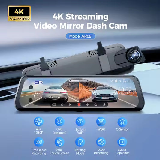 AZDOME AR09 Dash cam 4K Mirror Dashcam product photo