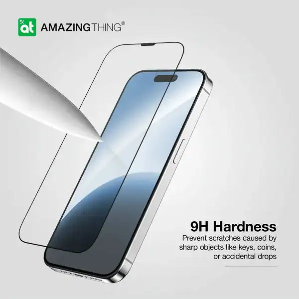 AmazingThing iPhone 16 PRO MAX 6 9 2 75D FULLY COVERED RADIX GLASS - CLEAR
