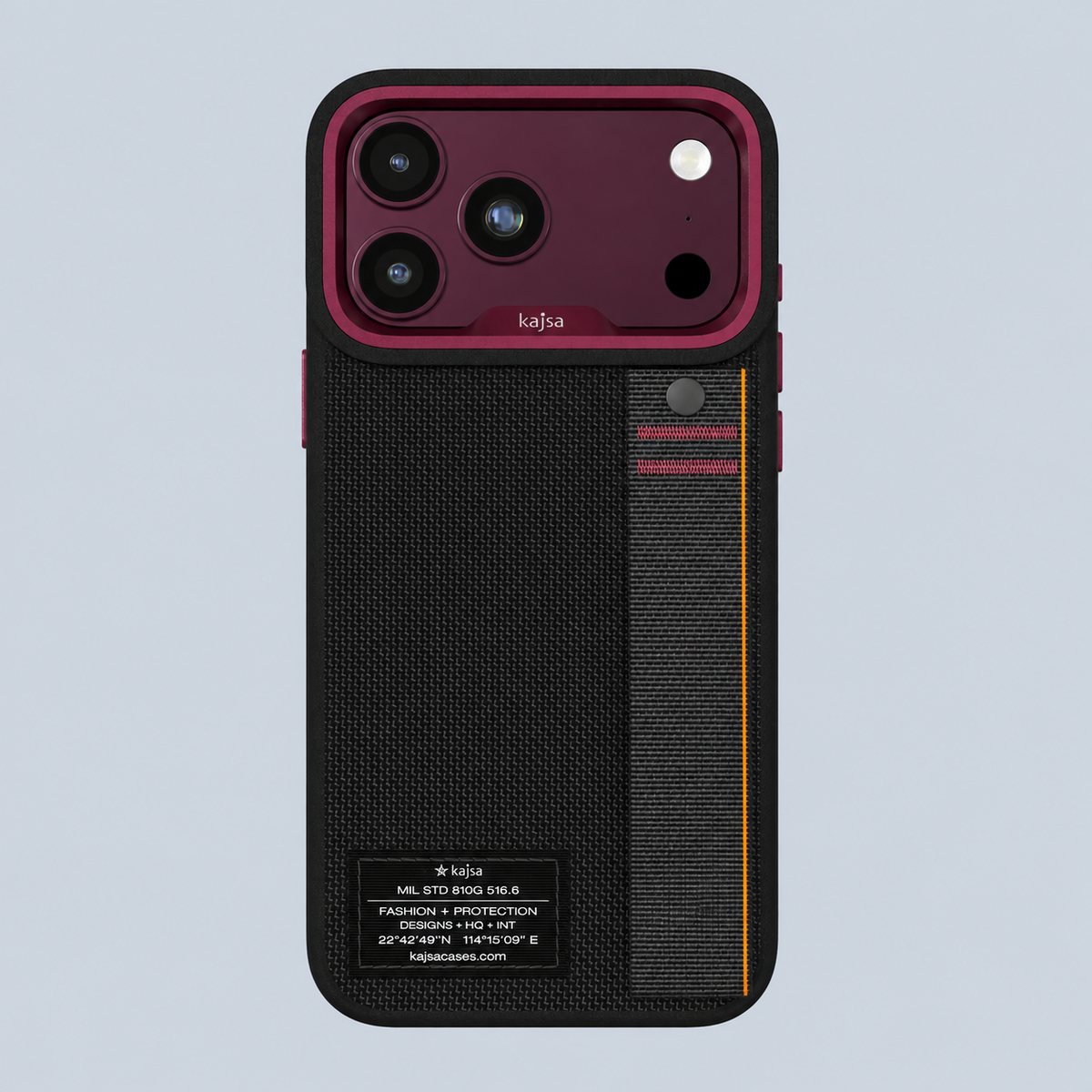 Kajsa iPhone 18/ 17 Pro Max Military Collection Strap O Ring