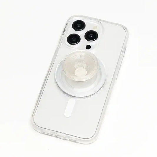 PopSockets PopGrip for MagSafe- Clear Glitter product photo