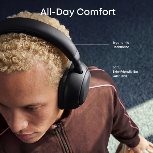 Soundcore 2 Wireless Over-Ear Headphones   – Black