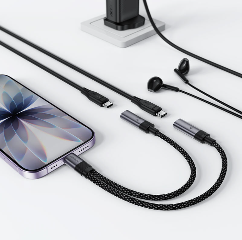 Acefast Adapter J14 USB-C to 2xUSB-C