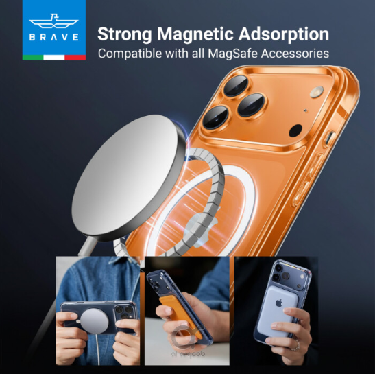 حافظة بريفيتيف لجهاز ⁦iPhone 17 Pro⁩ – واضحة