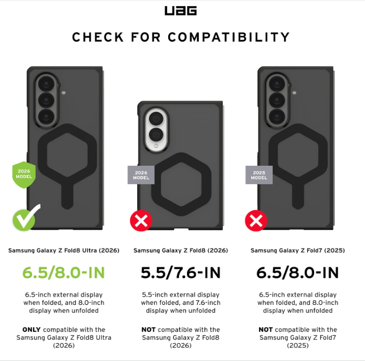 UAG Mouve Case for Samsung Galaxy Z Fold8 Ultra  Magnetic