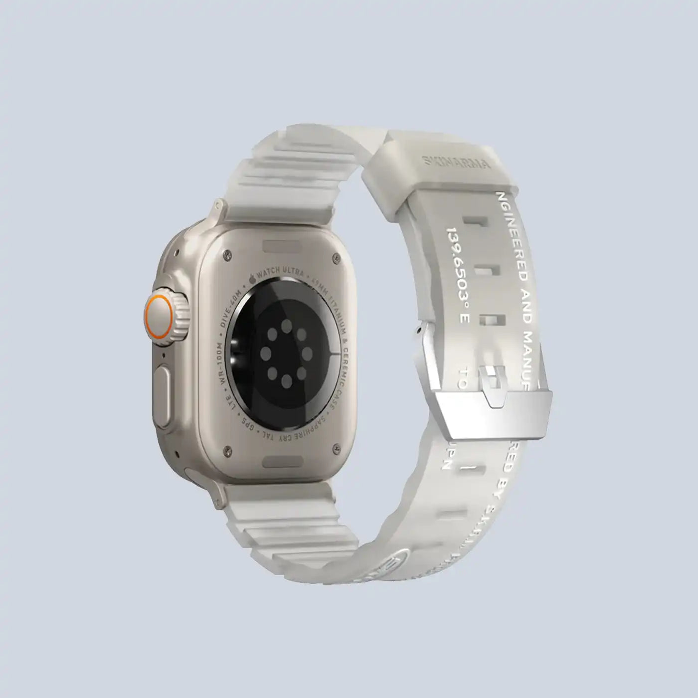 سوار ⁦Skinarma Apple Watch Ultra Shokku 49mm - Frost⁩