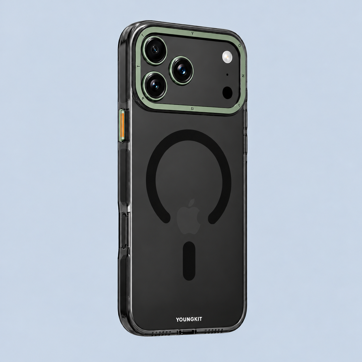 Youngkit iPhone 18 Pro Max / 17 Pro Max  Clear Series Magsafe Case- Black