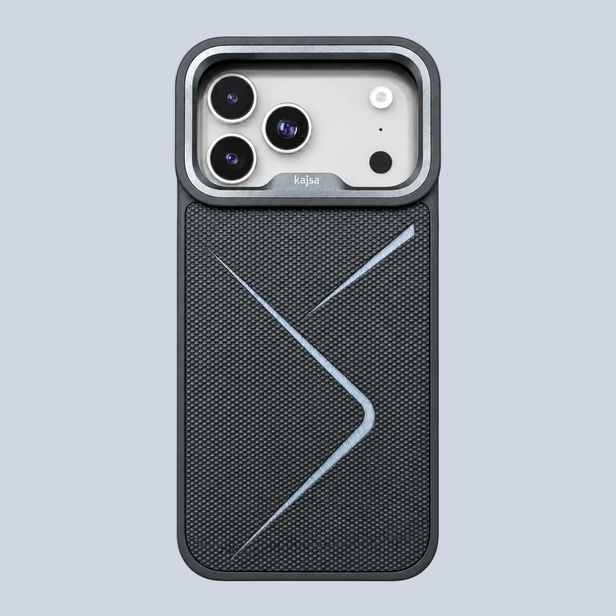 غطاء ⁦Kajsa iPhone 18 / 17 Pro Splendid Series Collection O-Ring -⁩ أزرق