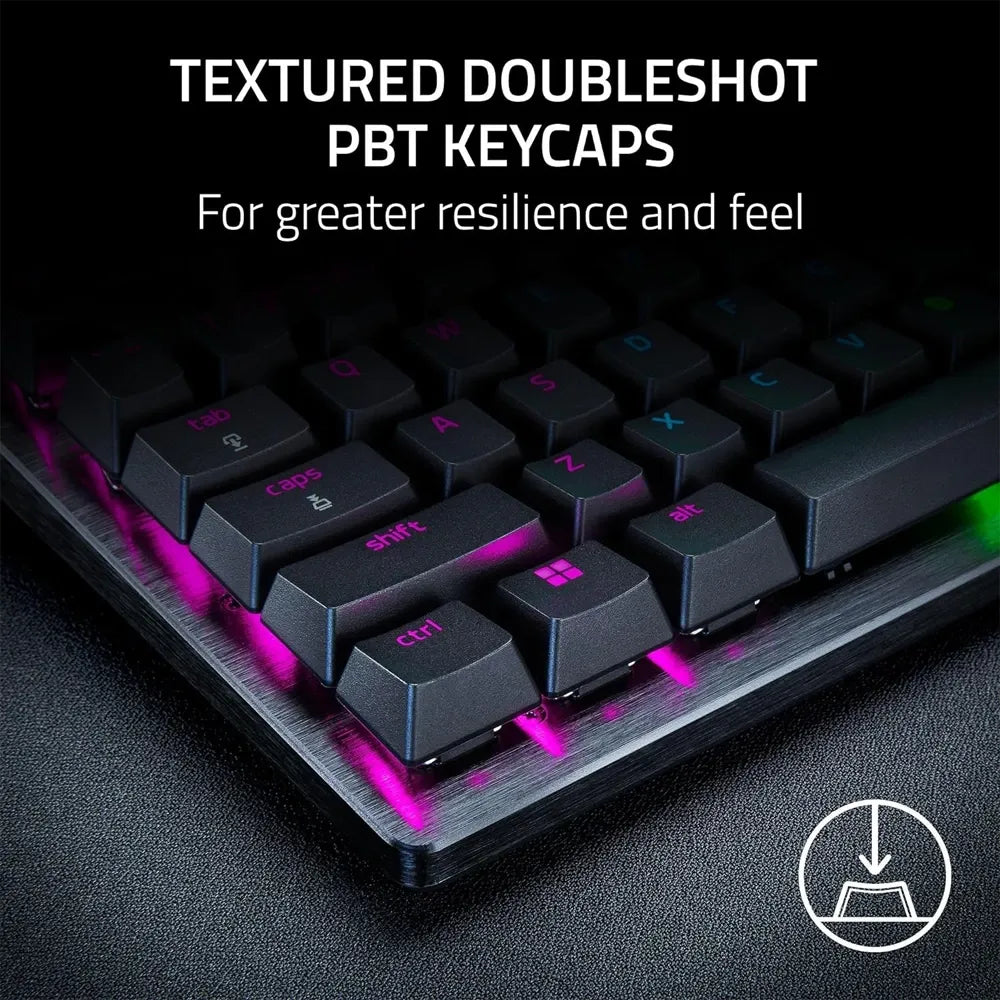 Razer Huntsman V3 Pro Esports Rgb Gaming Keyboard Analog Optical Switches Gen-2 With Magnetic Wrist Rest - Black