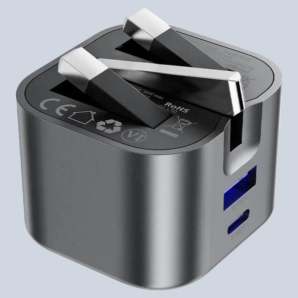 Acefast Fast Charge Wall Charger A120 PD35W GaN 1xUSB-C+1xUSB-A UK
