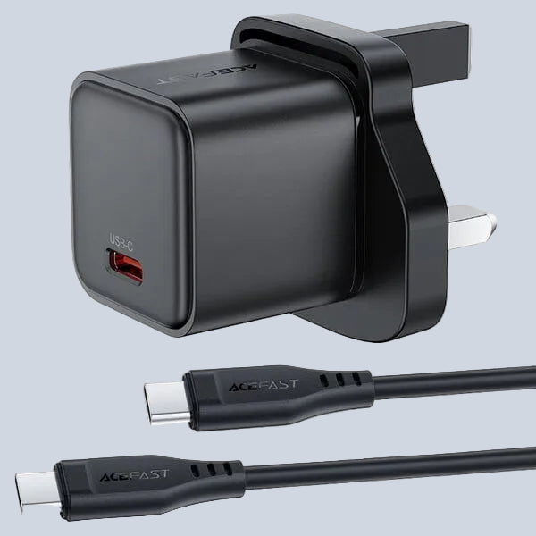 Acefast Fast Charge Wall Charger A123 PD20W GaN 1xUSB-C UK additional product image