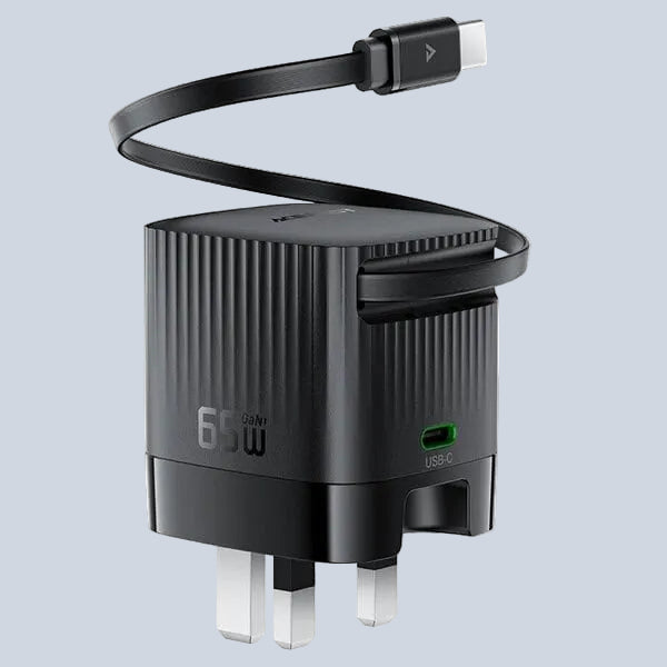 Acefast Charge Wall Charger A129 PD65W GaN 2xUSB-C UK product photo