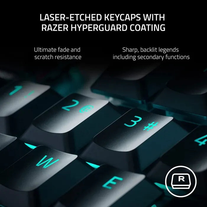 Razer Deathstalker V2 Wired Low Profile Optical Gaming Keyboard Linear Low Profile Optical Red Switch by – Price in Kuwait