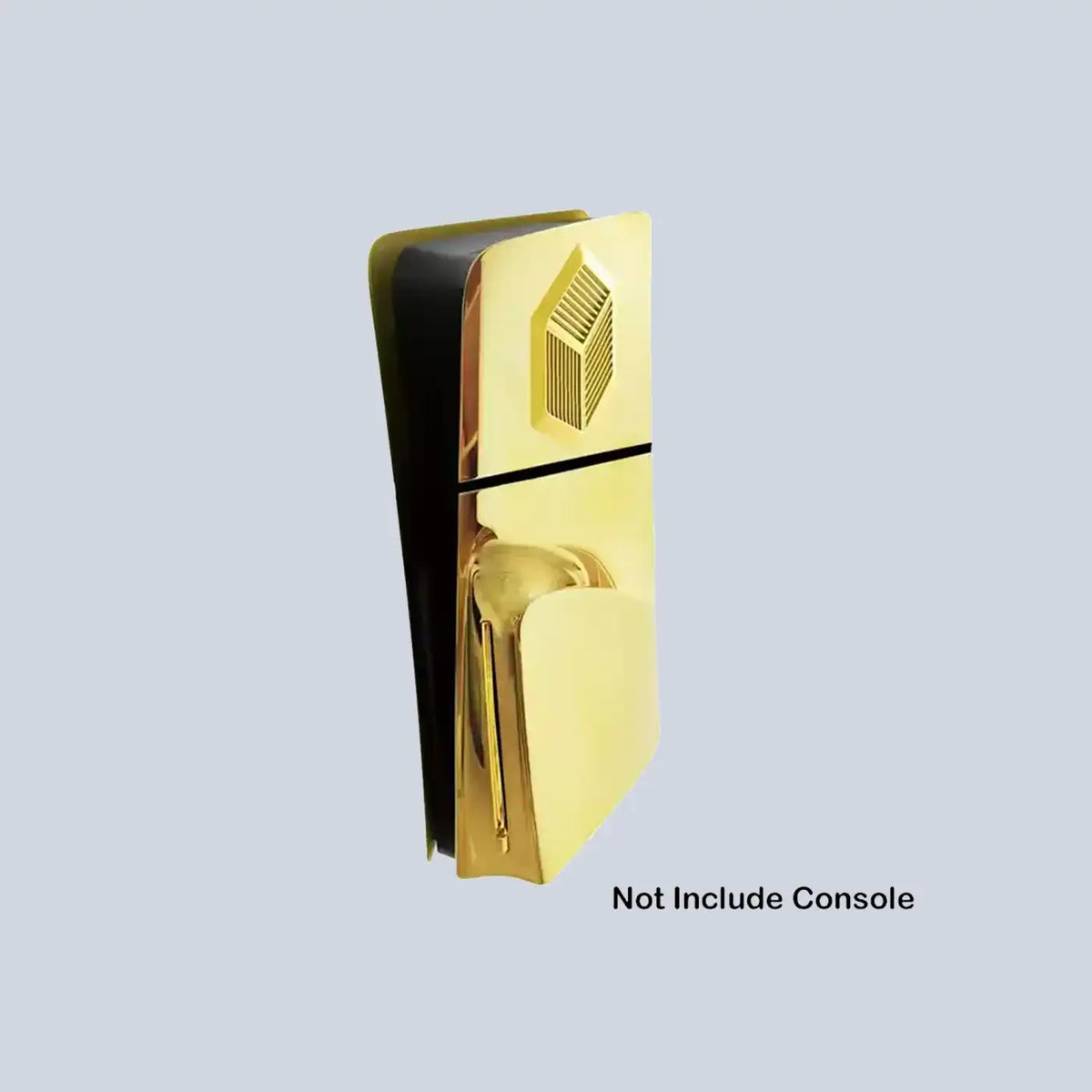 Replacement Faceplate For Ps5 Console Slim Disk Version - Electroplated Gold