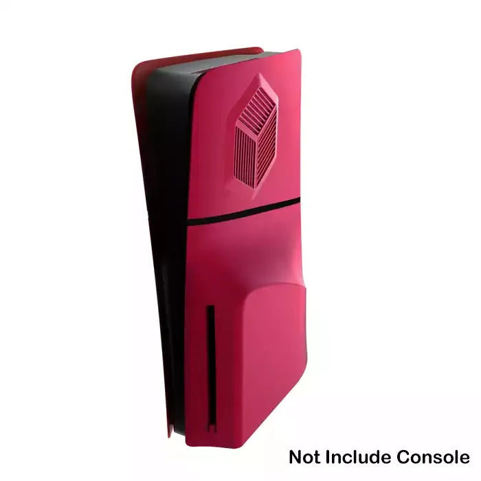 Replacement Faceplate for PS5 Console Slim Disk Version - Red