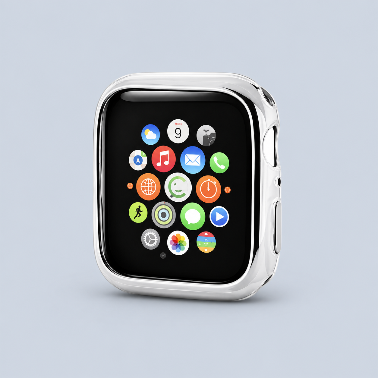 Devia Gold Plated Series Case for 44mm Apple Watch 4 - Silver
