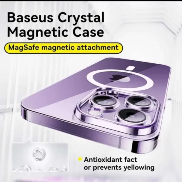 Baseus iPhone 15 Pro Lucent Series Magnetic Case- Clear additional product image