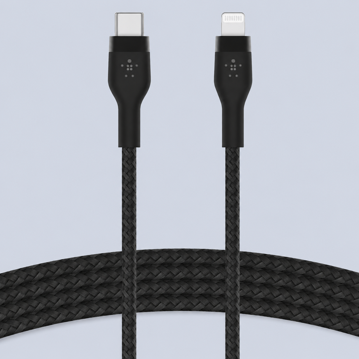 ⁦Belkin BoostCharge Pro Flex USB-C to Lightning Cable 1M -⁩ أسود
