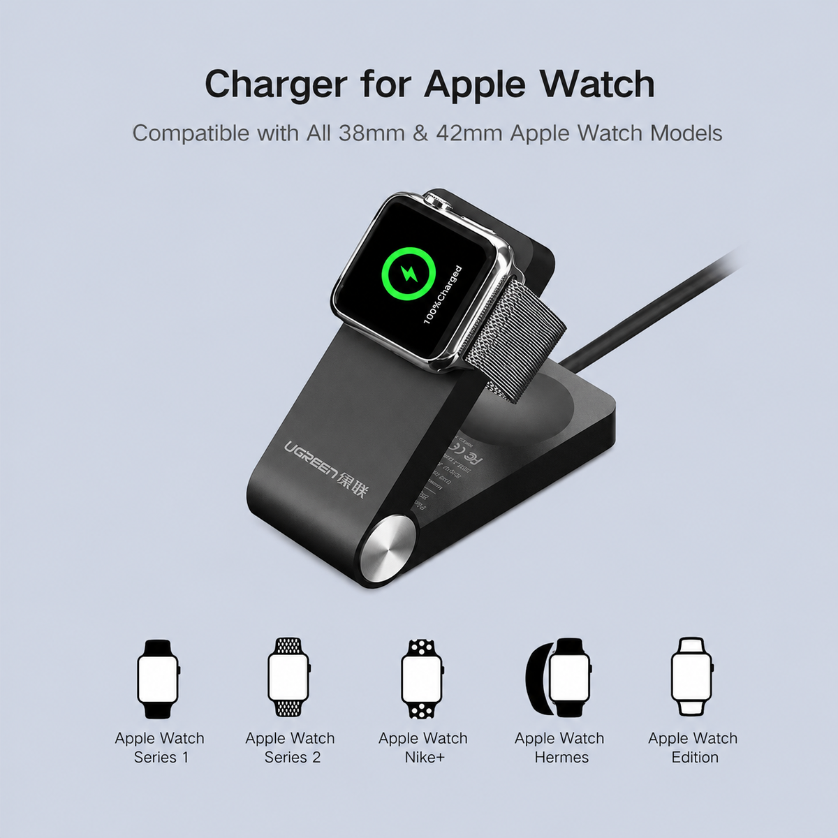 ⁦UGREEN Stand Magnetic Charger for Apple Watch⁩