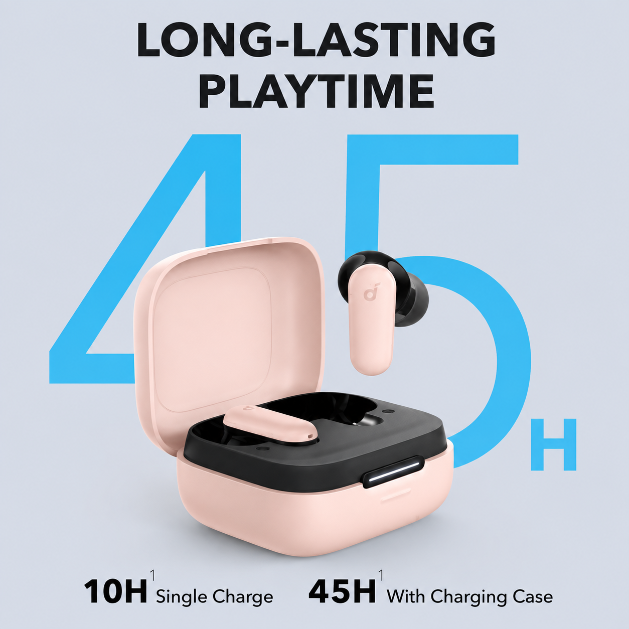 Soundcore R50i NC True Wireless Noise Cancelling Earbuds – Pink