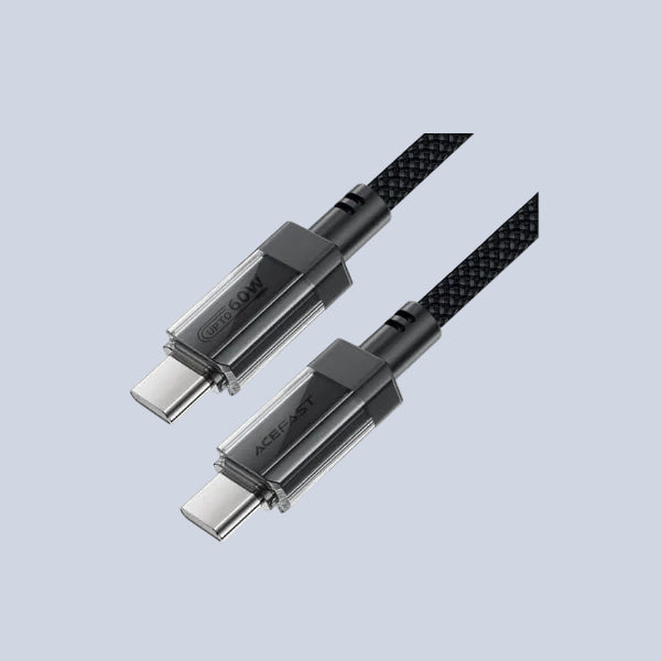Acefast Charging Data Cable C12-03 USB-C to USB-C 60W product photo