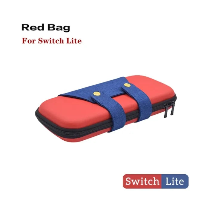 Nintendo Portable Case Storage Bag Hardshell Pouch for Lite Console - Blue red