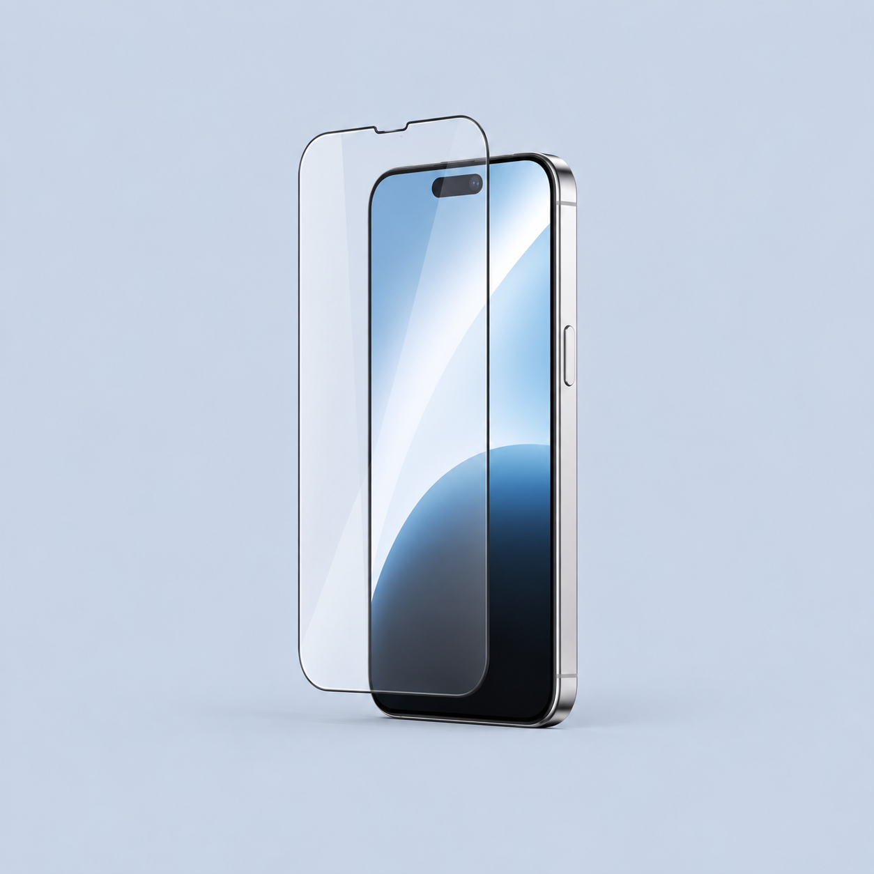 ⁦AmazingThing iPhone 15 6.1 Pro 2023 3D Fully Covered Radix Matte Glass⁩