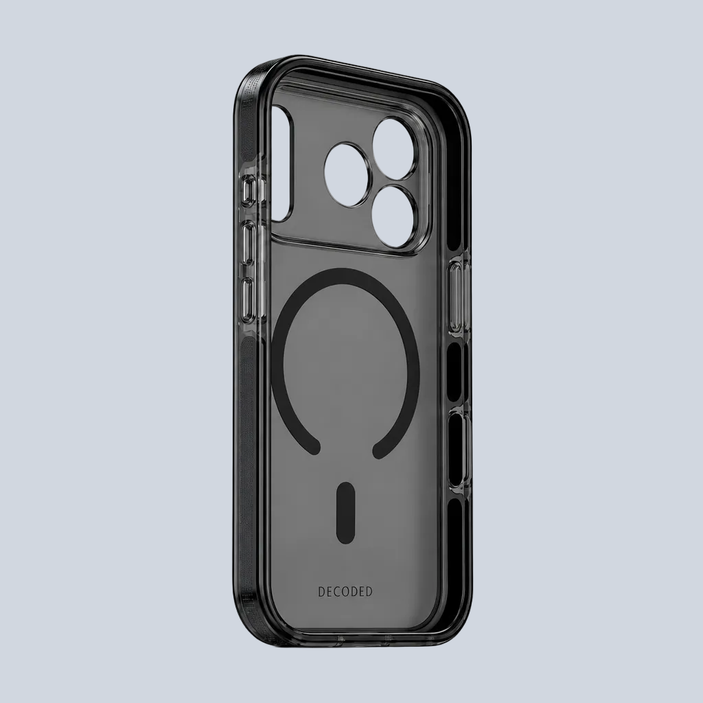 Decoded DropTec MagSafe Back Cover for iPhone 18 Pro Max / 17 Pro Max – Smoke Black