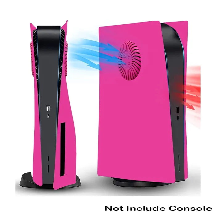 Replacement Faceplate for PS5 Console Slim Disk Version - Pink