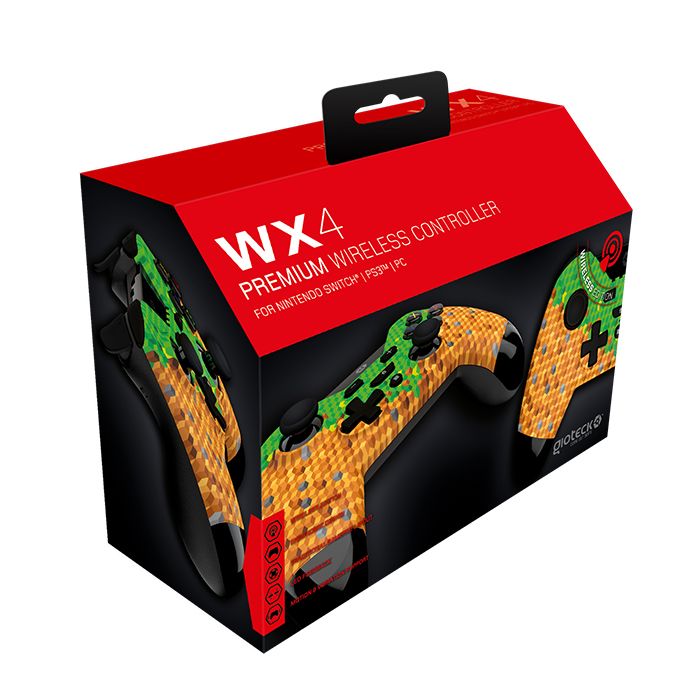 Gioteck - WX4 Wireless Controller "Cubes" Edition for Nintendo Switch PS3 & PC