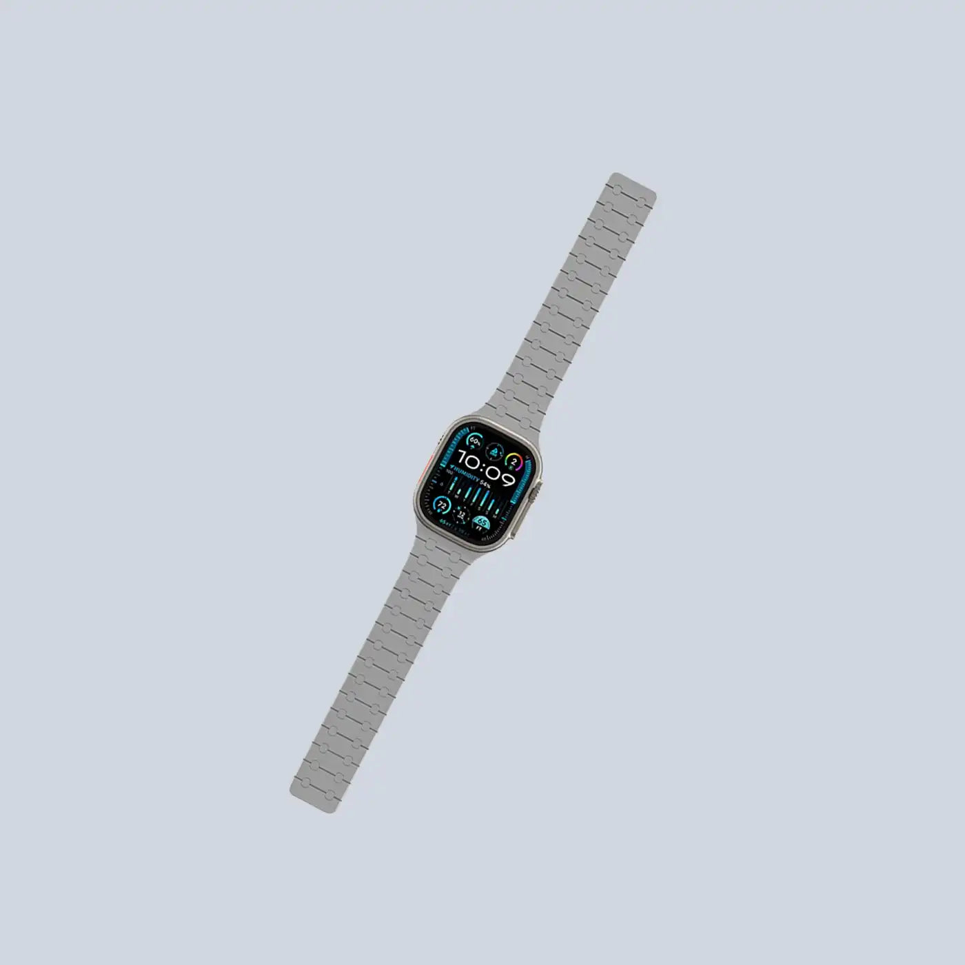 ⁦AmazingThing Smoothie Sport Band For Apple Watch 45/49 MM Gray⁩