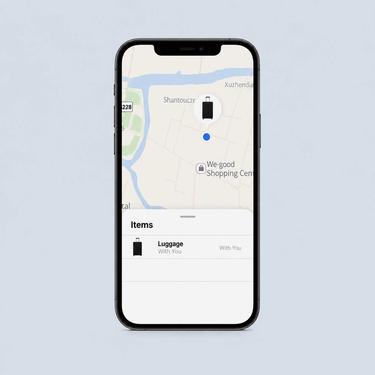Acefast S5 Intelligent Luggage Positioning Tag – Works with Apple Find My