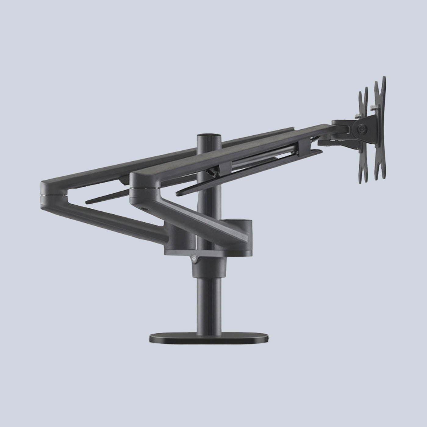 Gamvity ErgoView Pro Dual Monitor Arm 360° Swivel Desk Mount 32" product photo