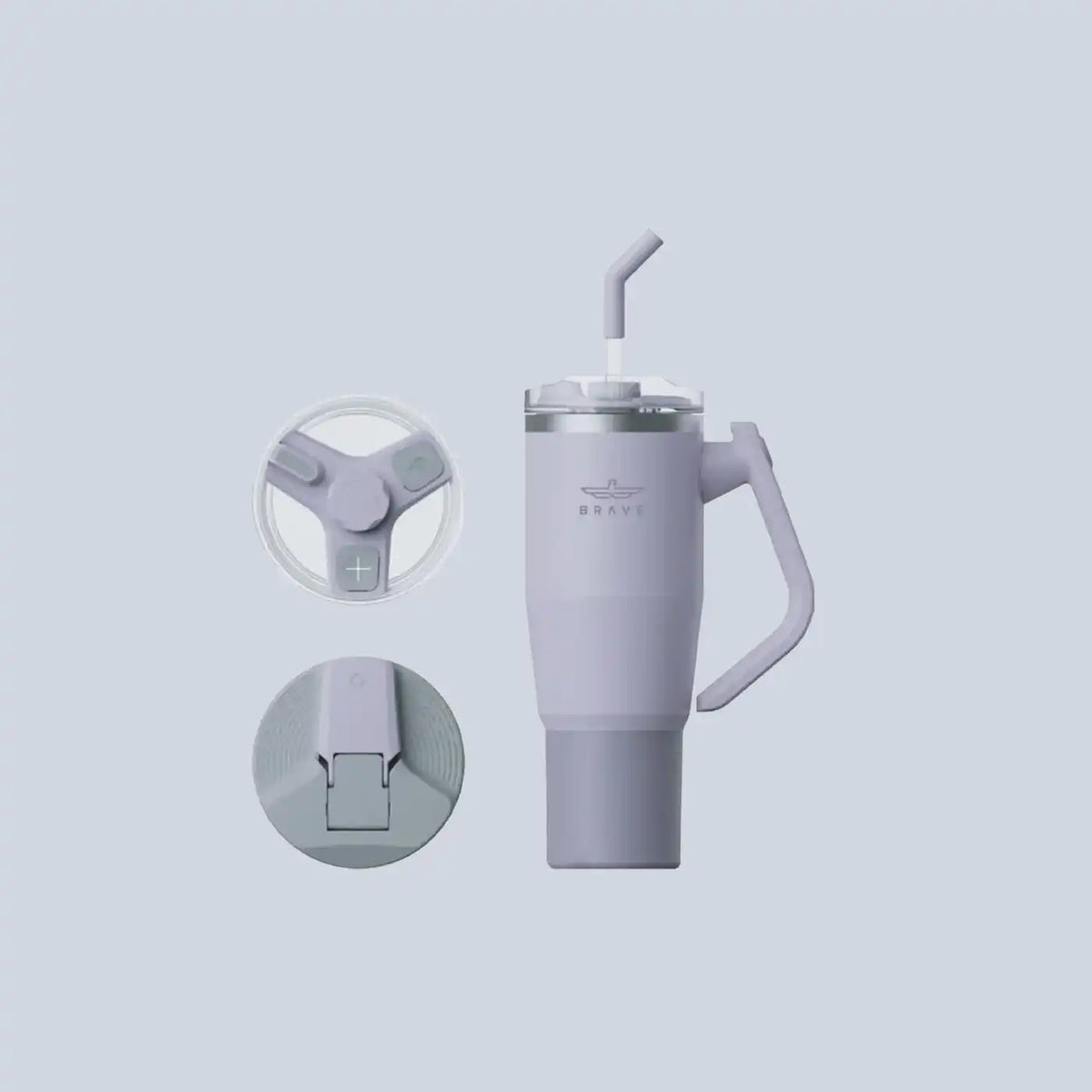 🎁 Brave Temp Guard Vacuum Insulated Travel Mug 1200mL - Purple (100% off)